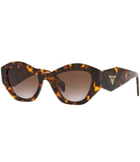 Prada Women's PR07YS 53mm Havana Geometric Sunglasses